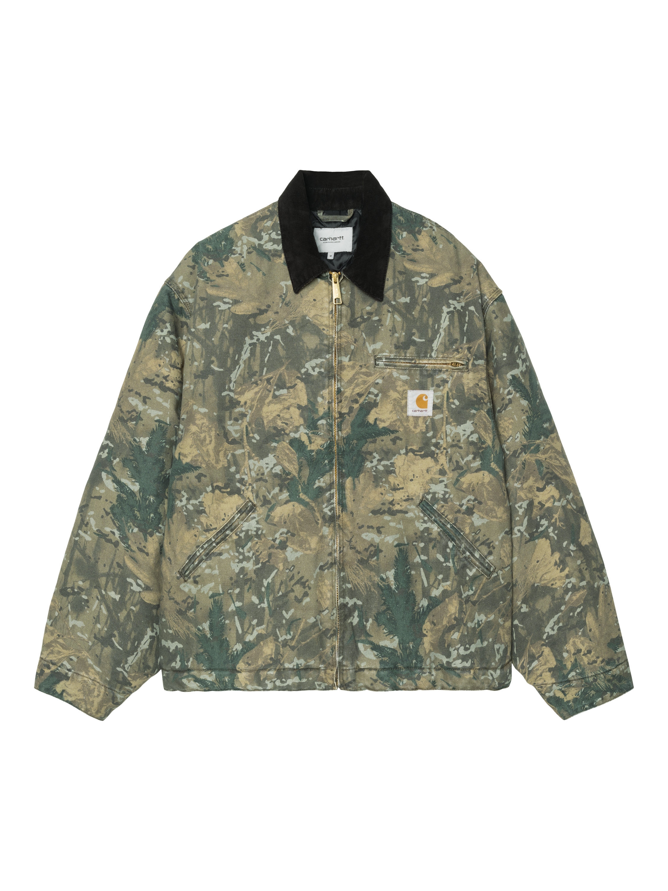 Product image 1 of 2, which shows Carhartt WIP Detroit Jacket, Green/Multi, L