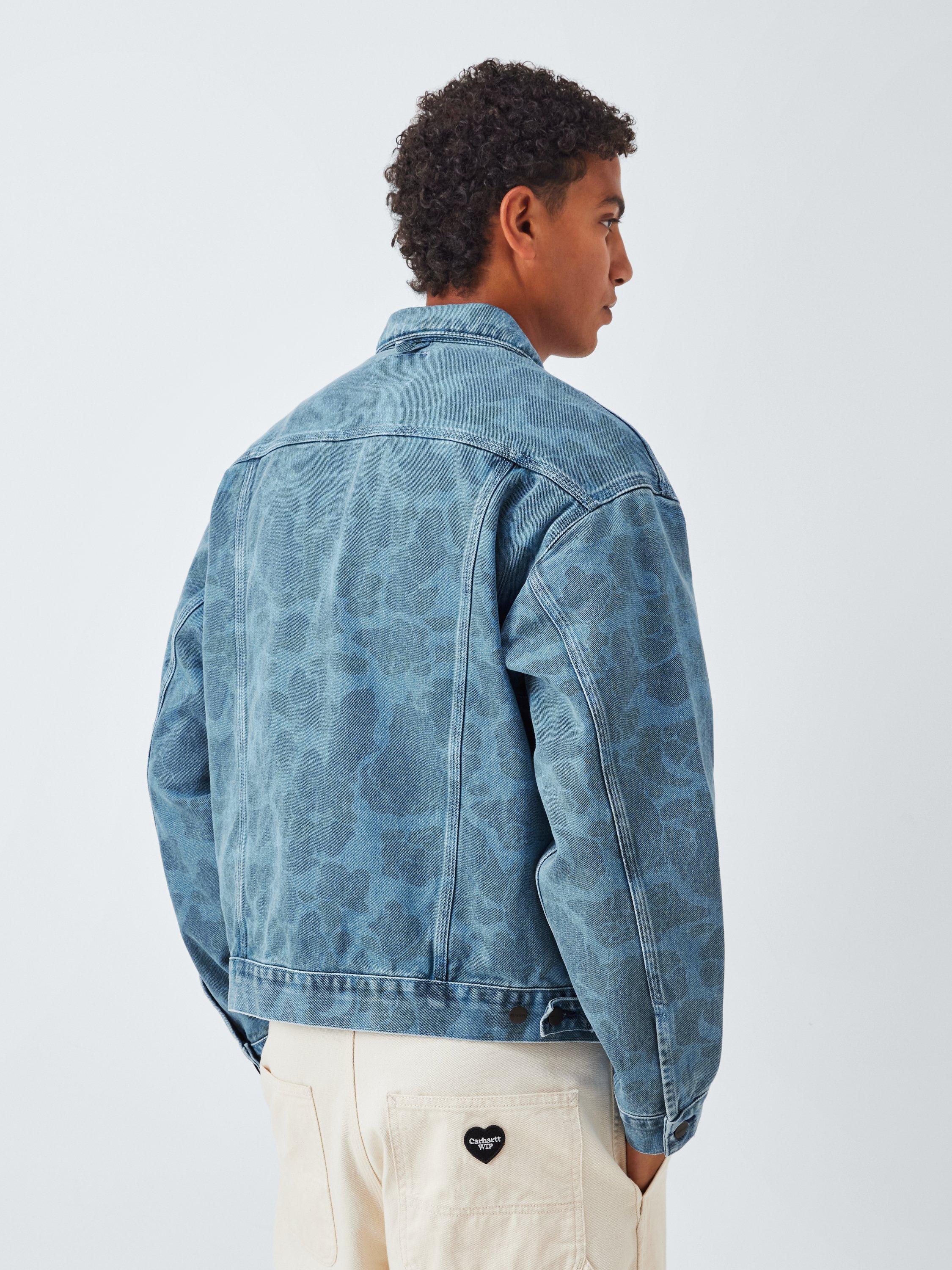 Product image 3 of 6, which shows Carhartt WIP Duck Helston Denim Jacket, Camo Duck, S