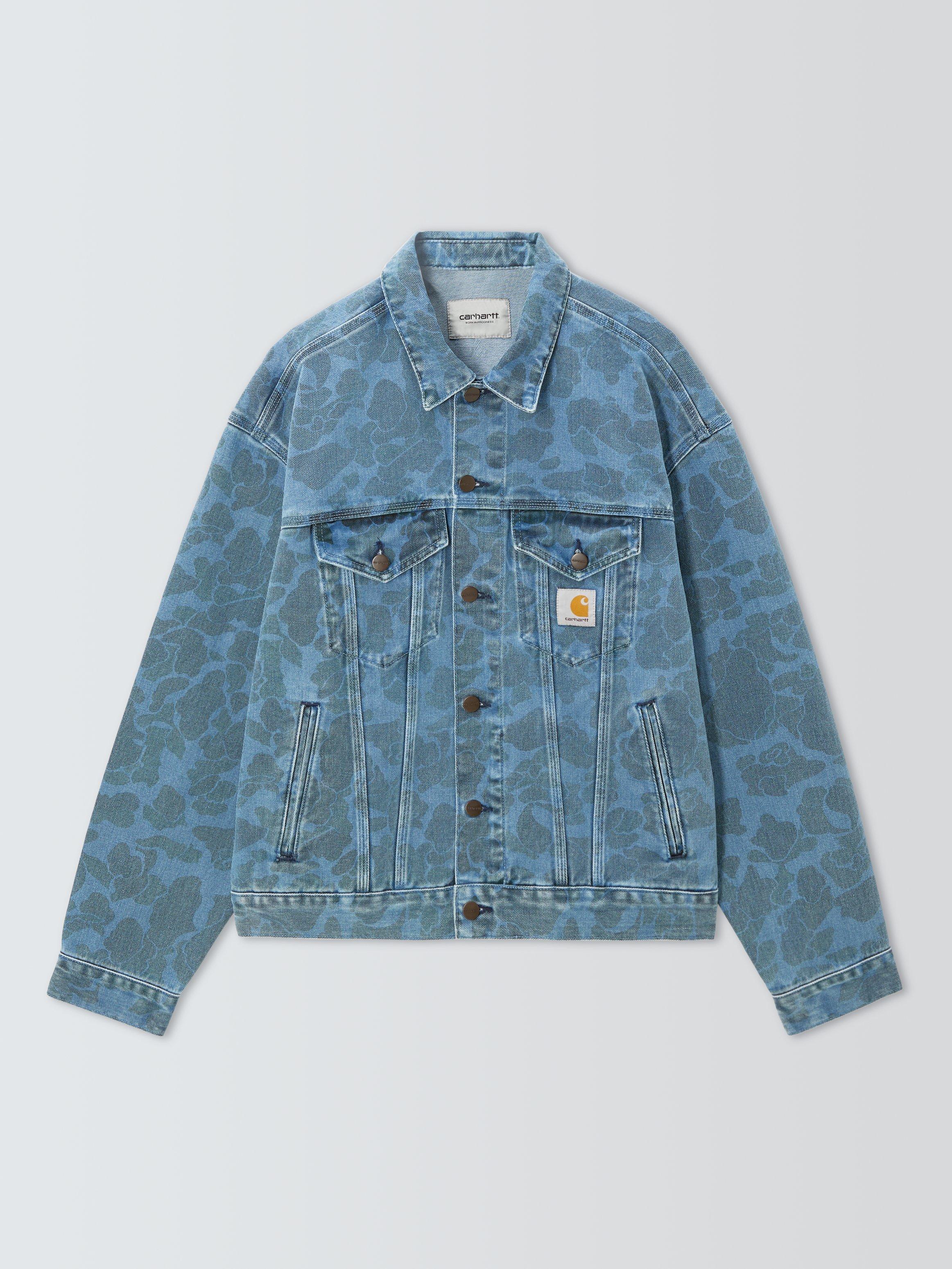 Product image 4 of 6, which shows Carhartt WIP Duck Helston Denim Jacket, Camo Duck, S