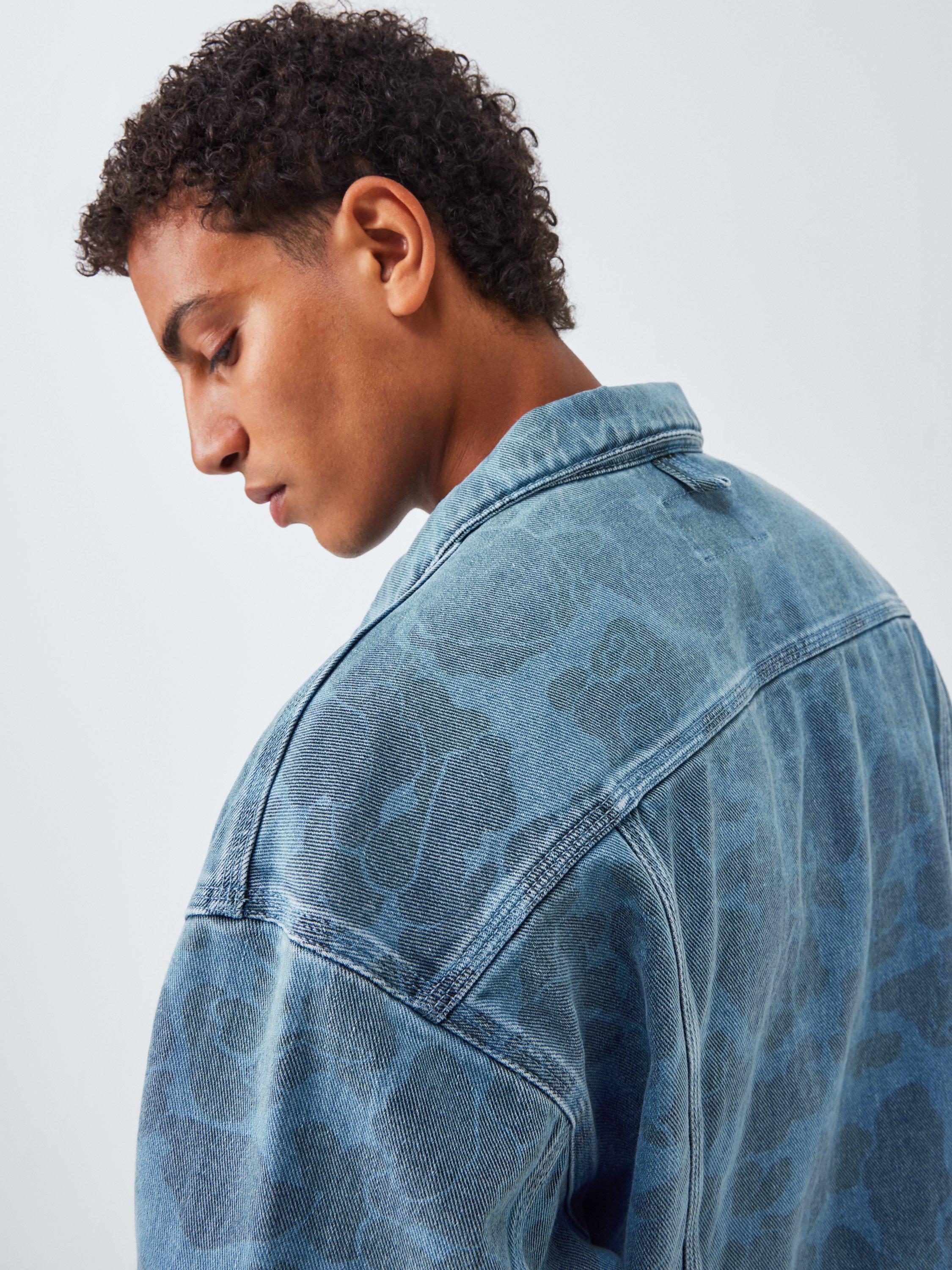 Product image 6 of 6, which shows Carhartt WIP Duck Helston Denim Jacket, Camo Duck, S