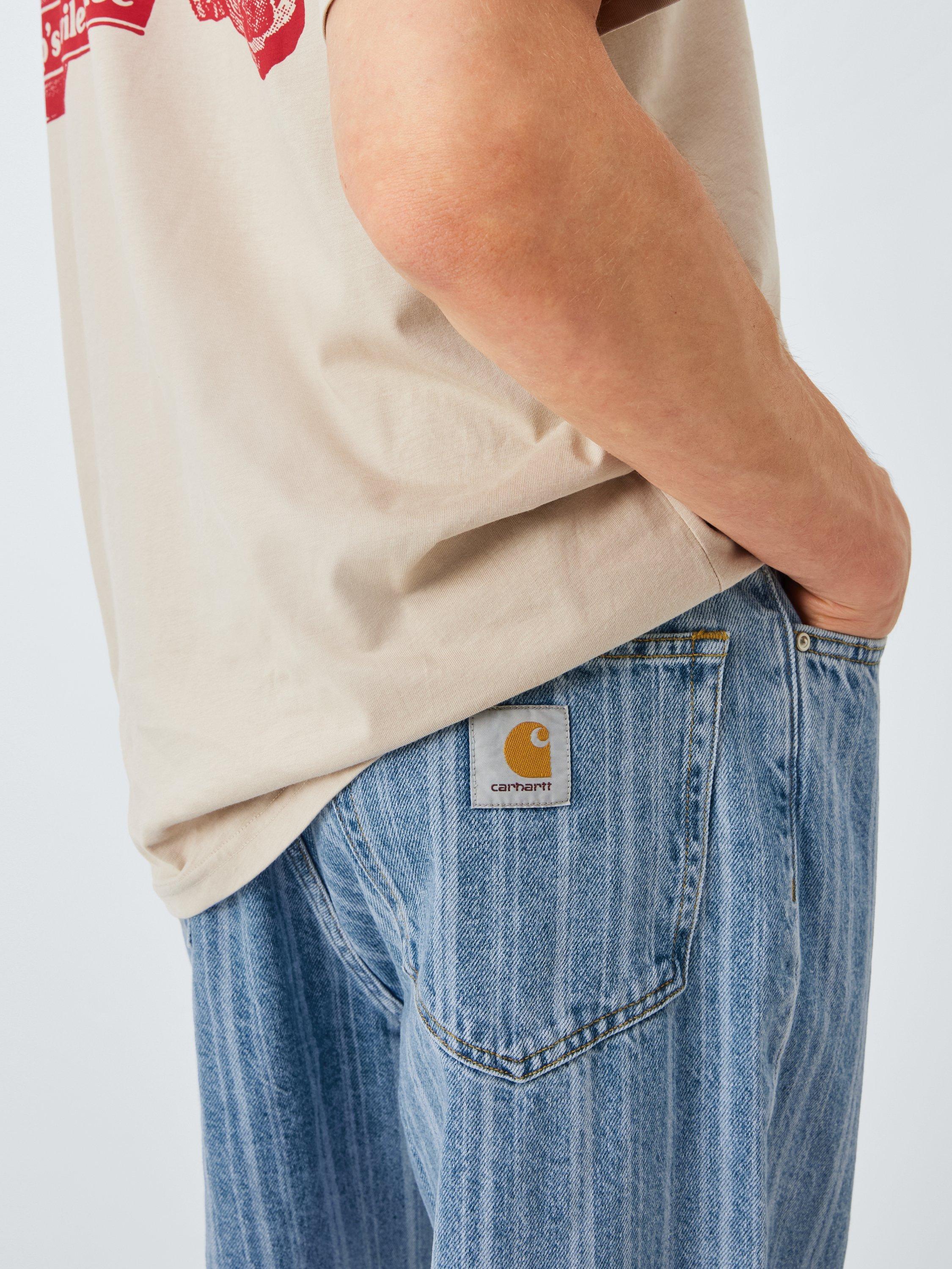Product image 6 of 6, which shows Carhartt WIP Rylan Stripe Jeans, Rylan Stripe, 34R