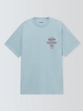 Carhartt WIP Sandwich Logo Cotton T-Shirt, Blue Fog