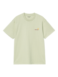 Carharrt WIP American Script Short Sleeve Cotton T-Shirt