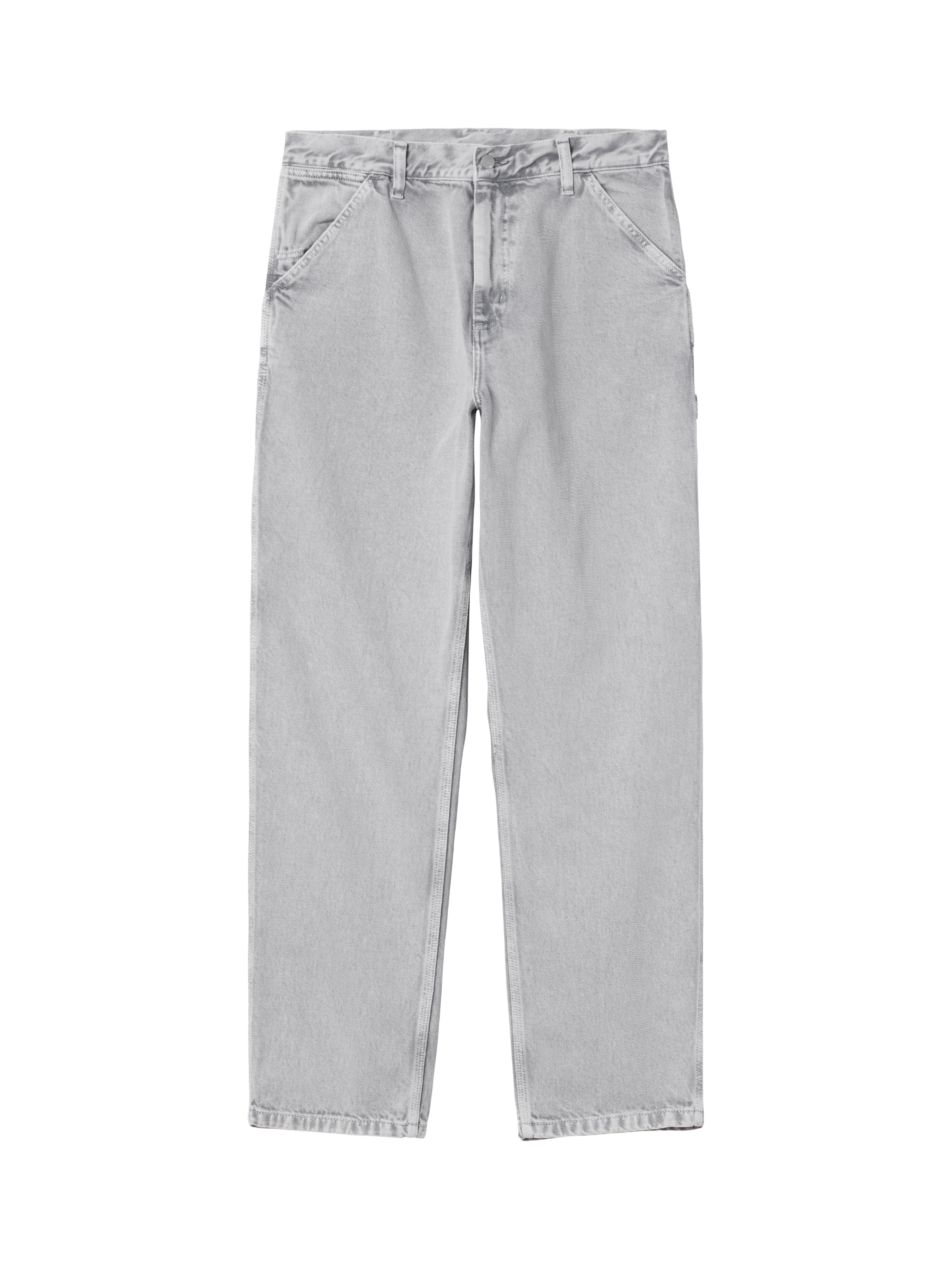 Product image 1 of 6, which shows Carhartt WIP Slim Fit Single Knee Jeans, Black, 30R