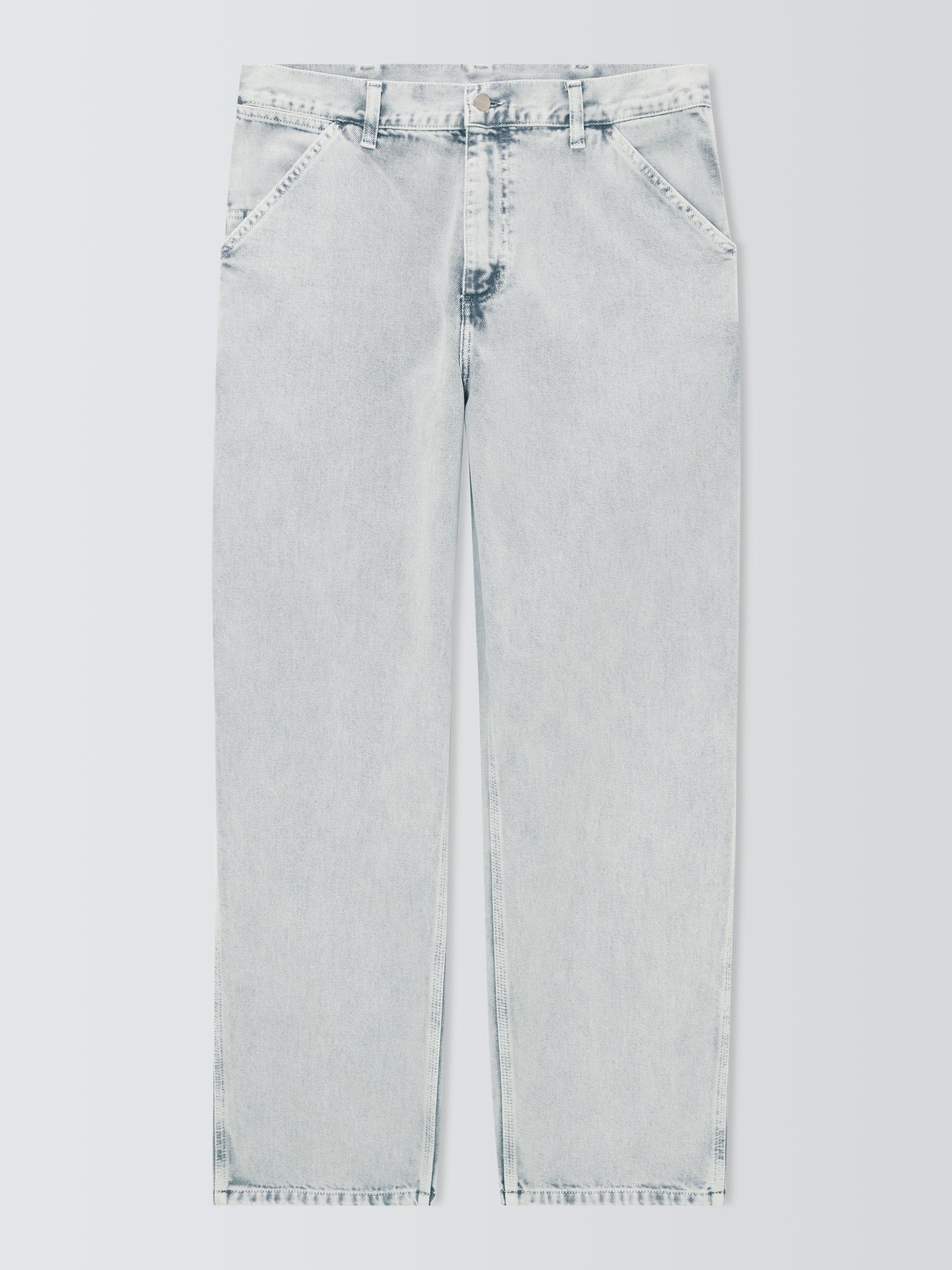 Product image 4 of 6, which shows Carhartt WIP Slim Fit Single Knee Jeans, Black, 30R