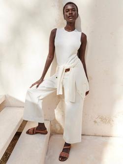 Hobbs Aubrey Rib Knit Top, Hobbs Ivory, Hobbs Ivory