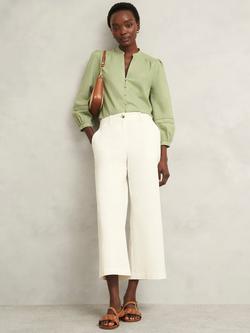 Hobbs Emberlynn Linen Rich Top, Pale Sage, Pale Sage