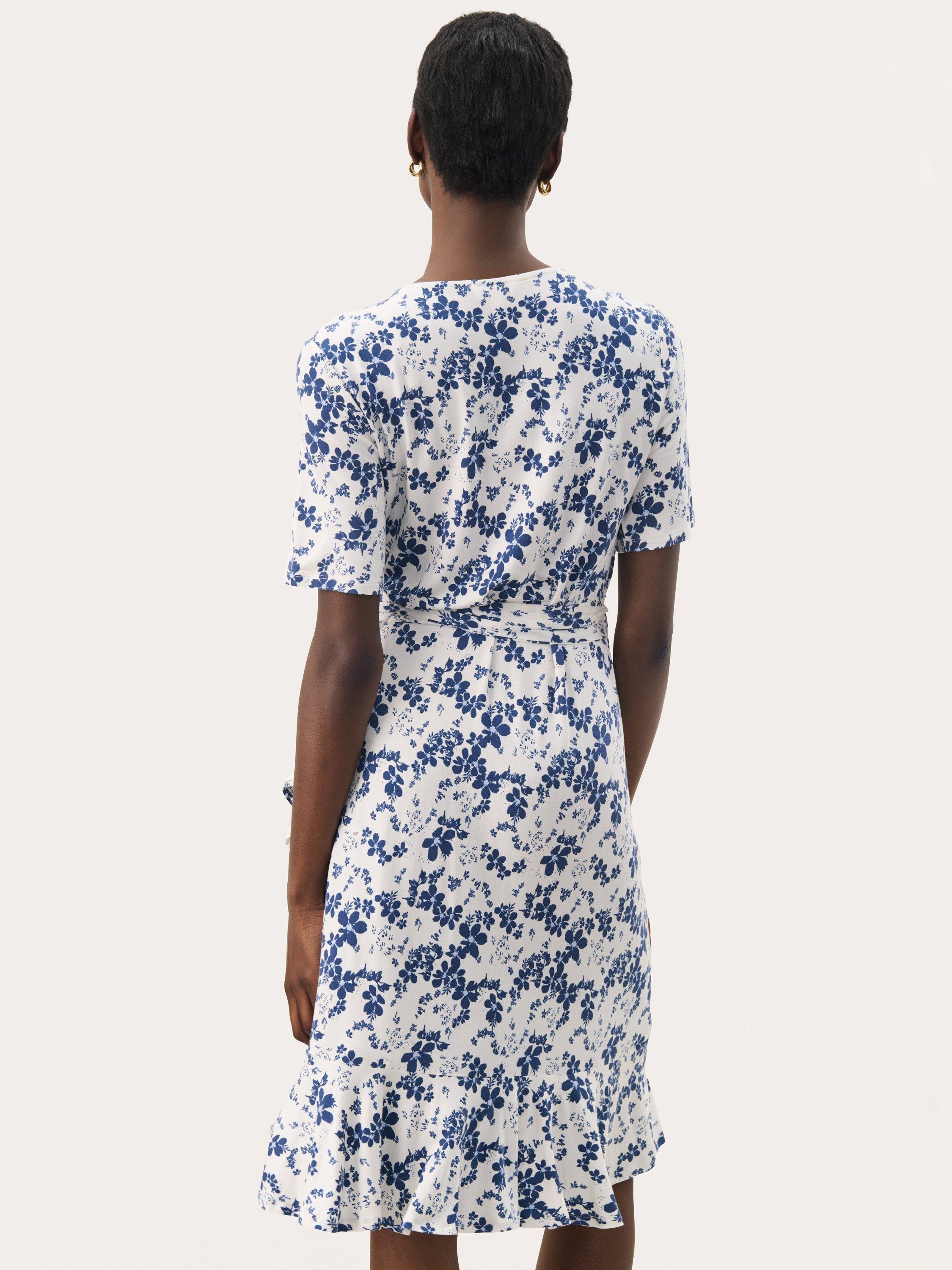 Product image 2 of 7, which shows Part Two Elmy Floral Midi Dress, Oceana, XS