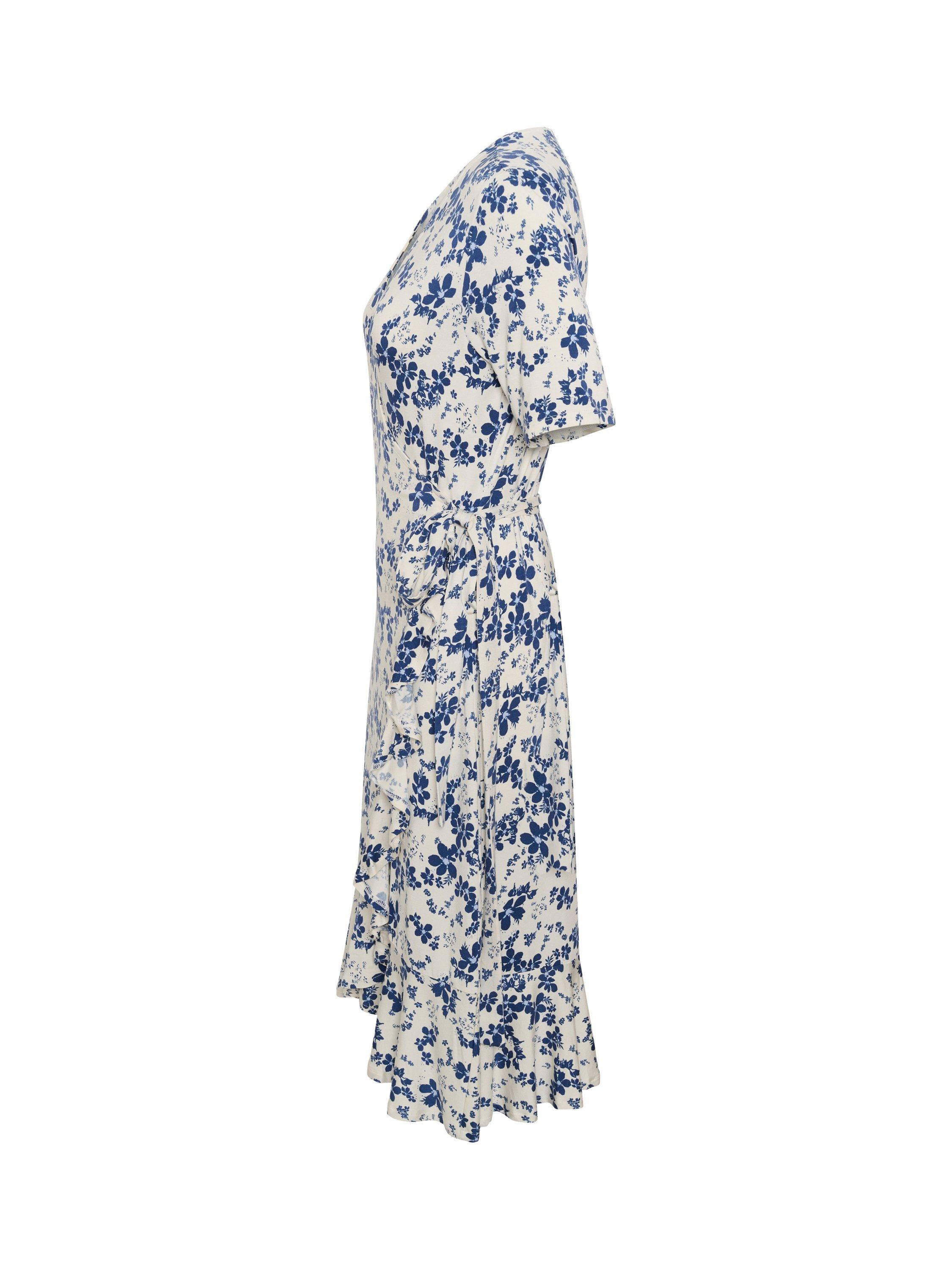 Product image 7 of 7, which shows Part Two Elmy Floral Midi Dress, Oceana, XS