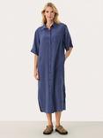 Part Two Regitta Pure Linen Shirt Dress, Oceana