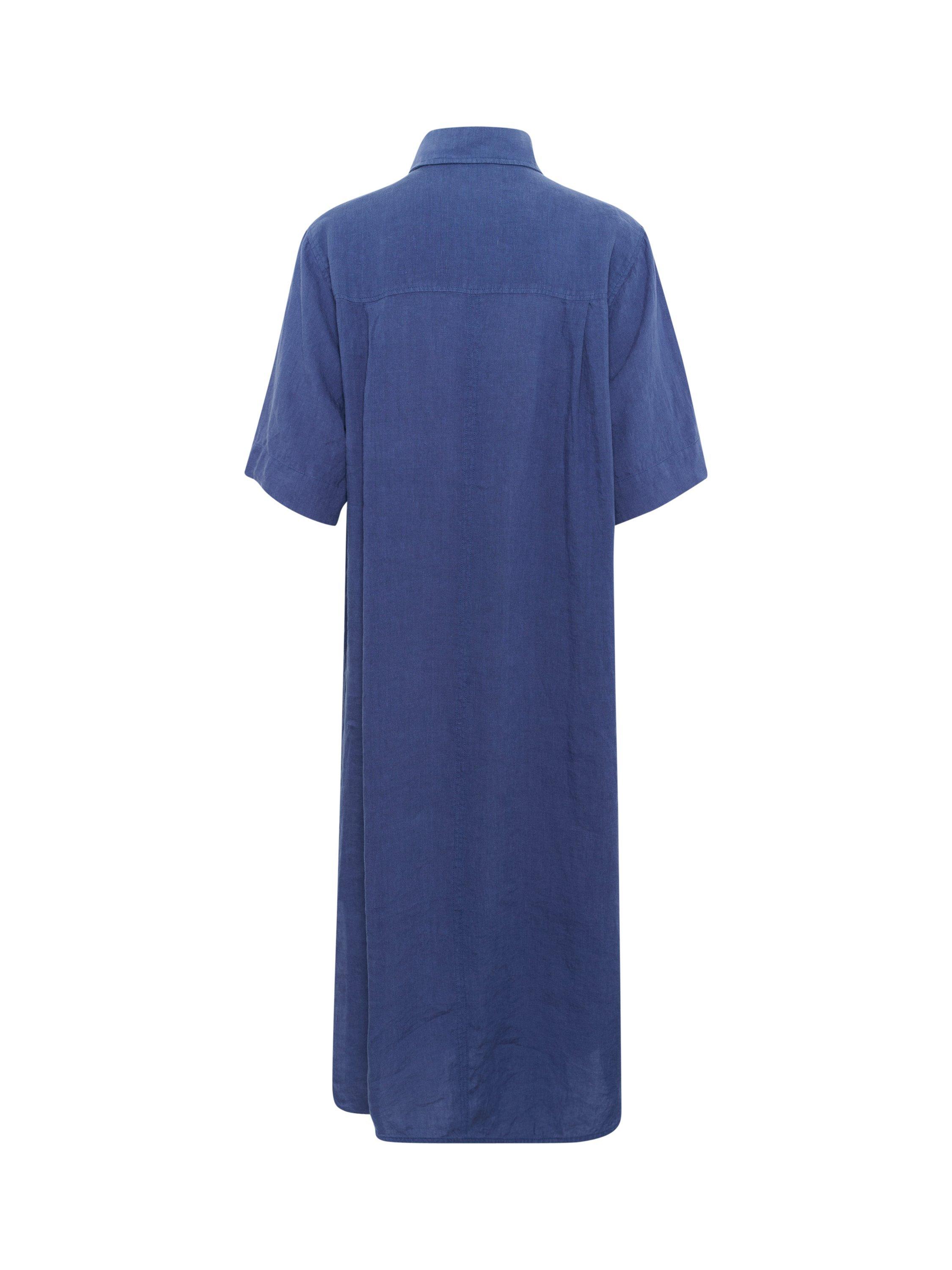 Product image 6 of 6, which shows Part Two Regitta Pure Linen Shirt Dress, Oceana, 8