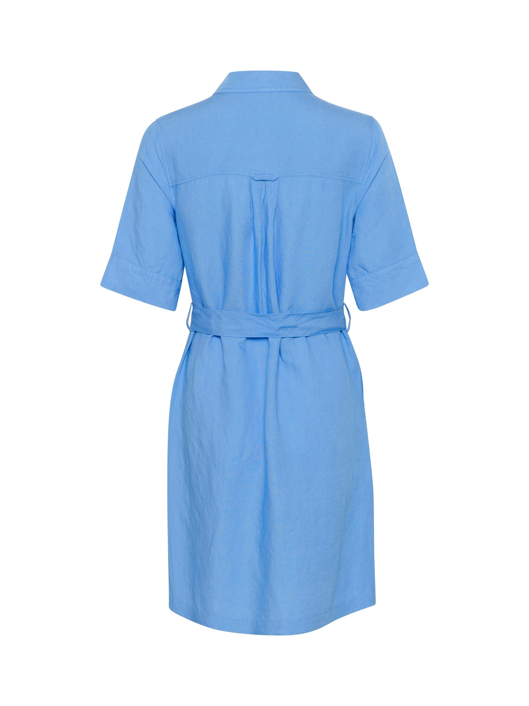 Product image 6 of 6, which shows Part Two Raili Linen Blend Shirt Dress, Marina, 8