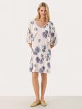 Part Two Ruthy Linen Rich Dress, Oceana/White