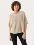 Part Two Reiko Linen Rich Short Sleeve Jumper
