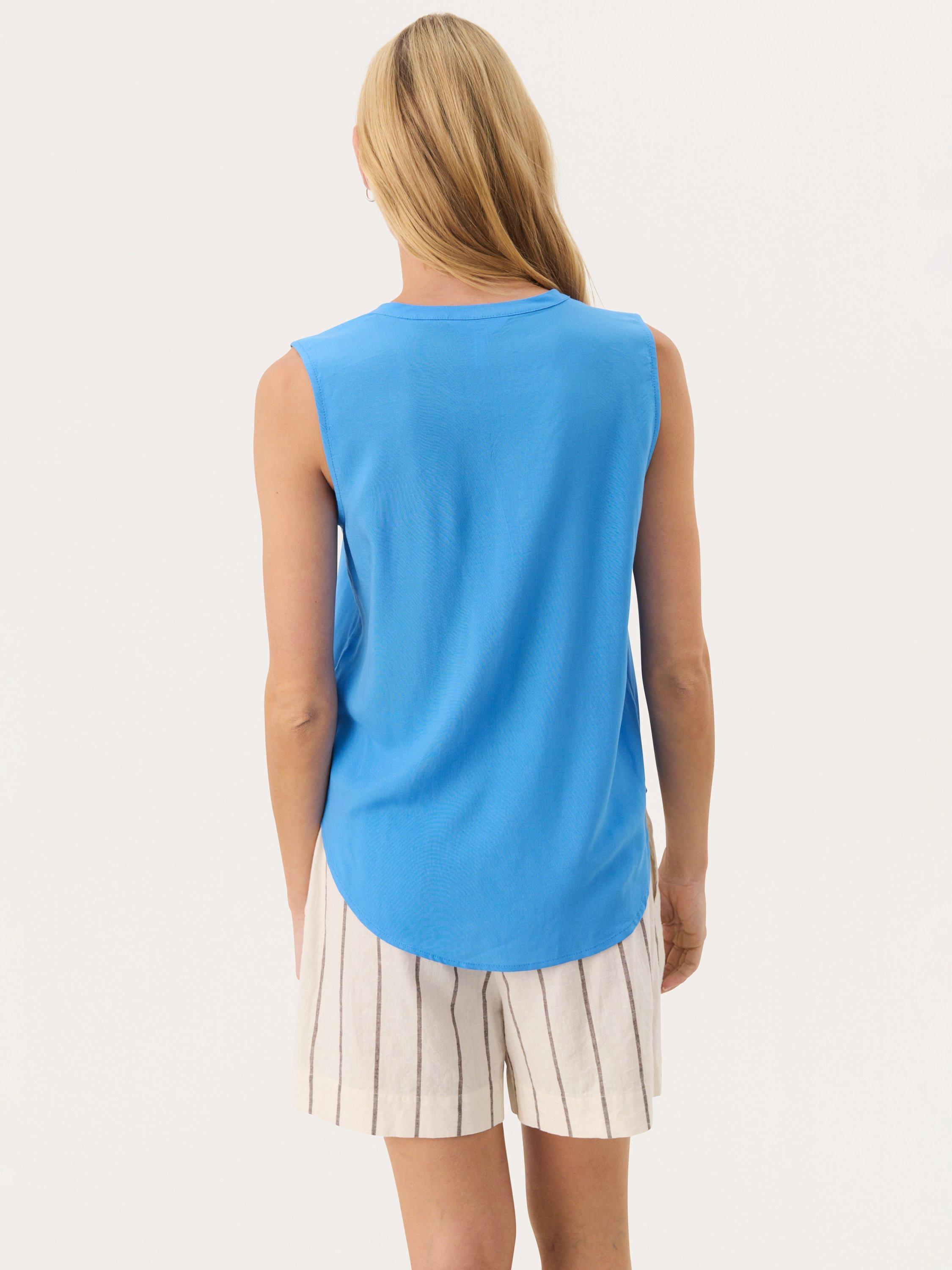 Product image 2 of 5, which shows Part Two Andia Sleeveless Top, Marina, 8