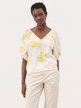 Part Two Rosalyn Tie Back Linen Rich Top