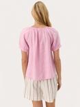 Part Two Rosanna Pure Linen Top, Pink Nectar