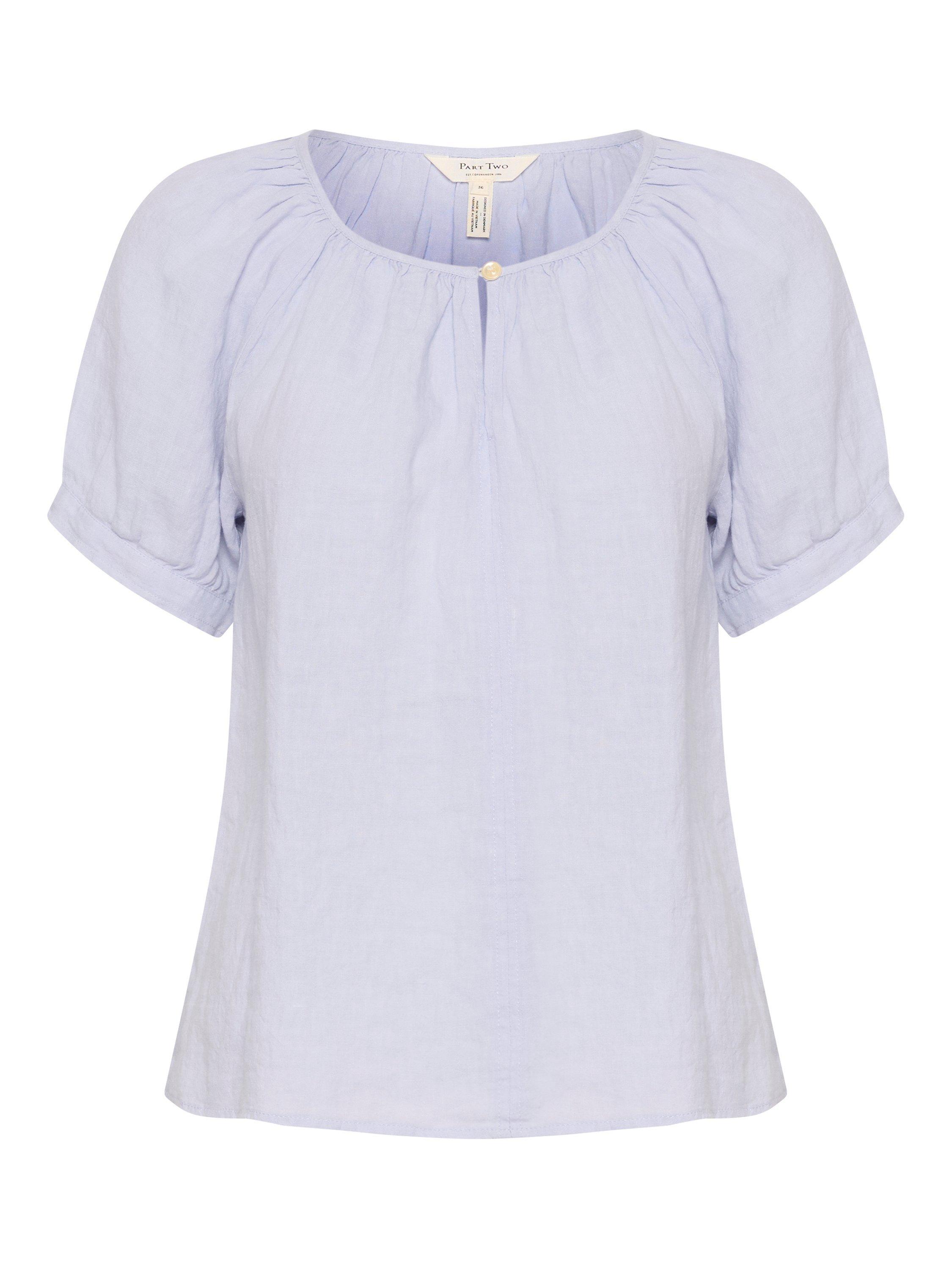 Product image 5 of 6, which shows Part Two Rosanna Pure Linen Top, Heather, 8
