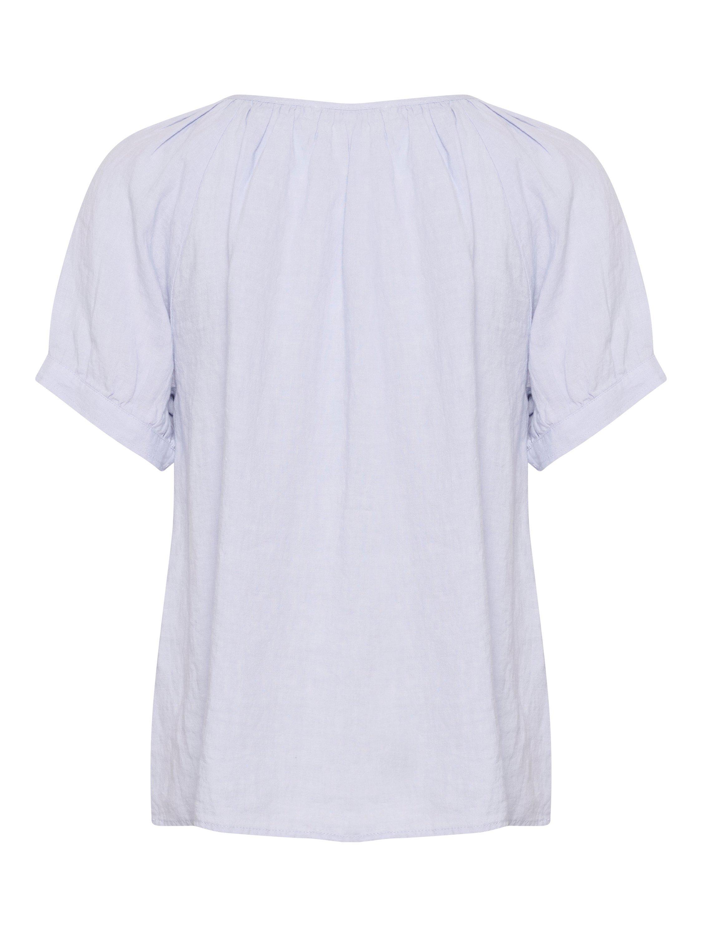 Product image 6 of 6, which shows Part Two Rosanna Pure Linen Top, Heather, 8