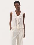 Part Two Rue Ruffle Top, Eggnog