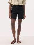 Part Two Hanijan Rolled Hem Shorts, Black