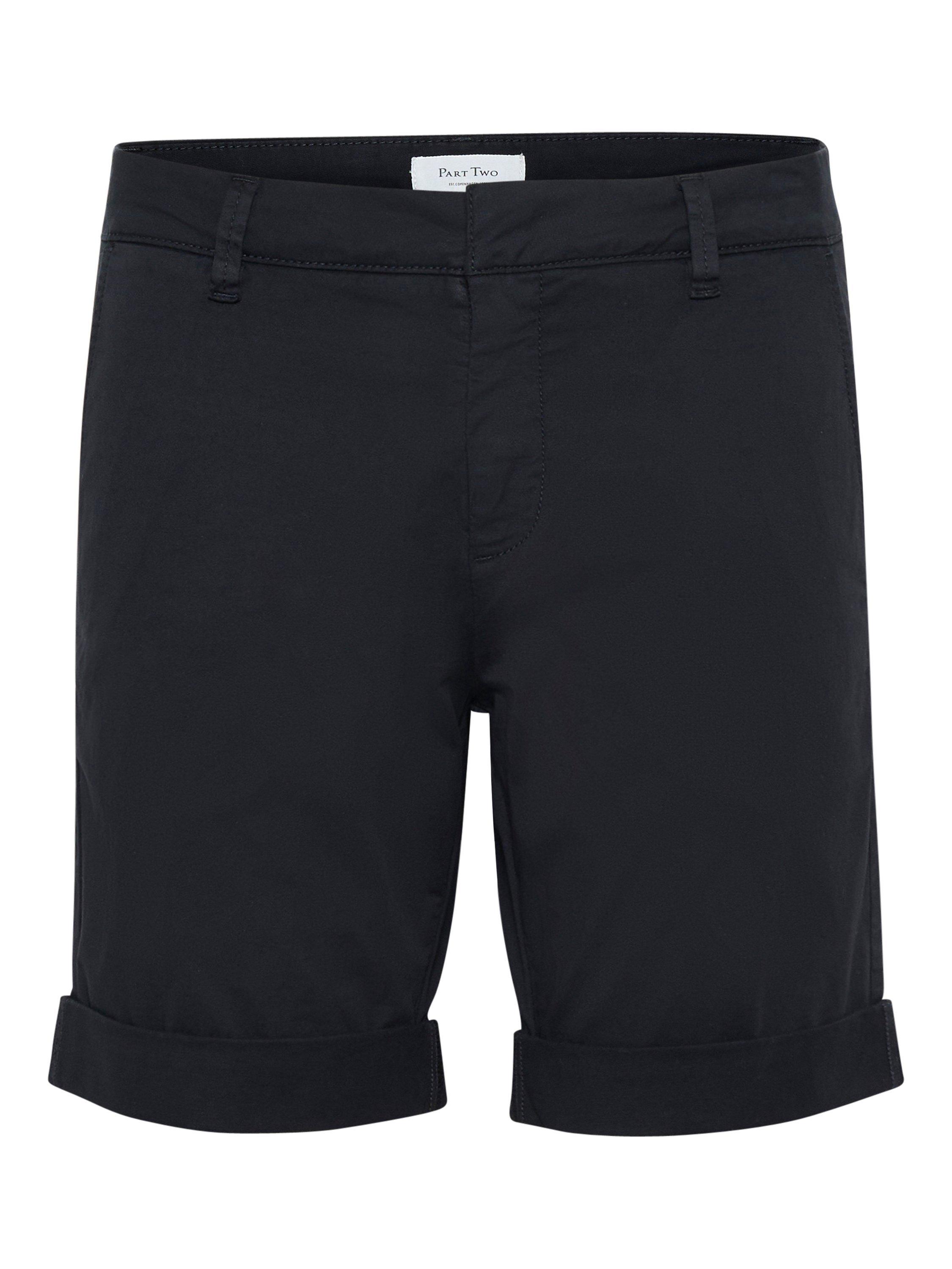 Product image 5 of 6, which shows Part Two Hanijan Rolled Hem Shorts, Black, 18