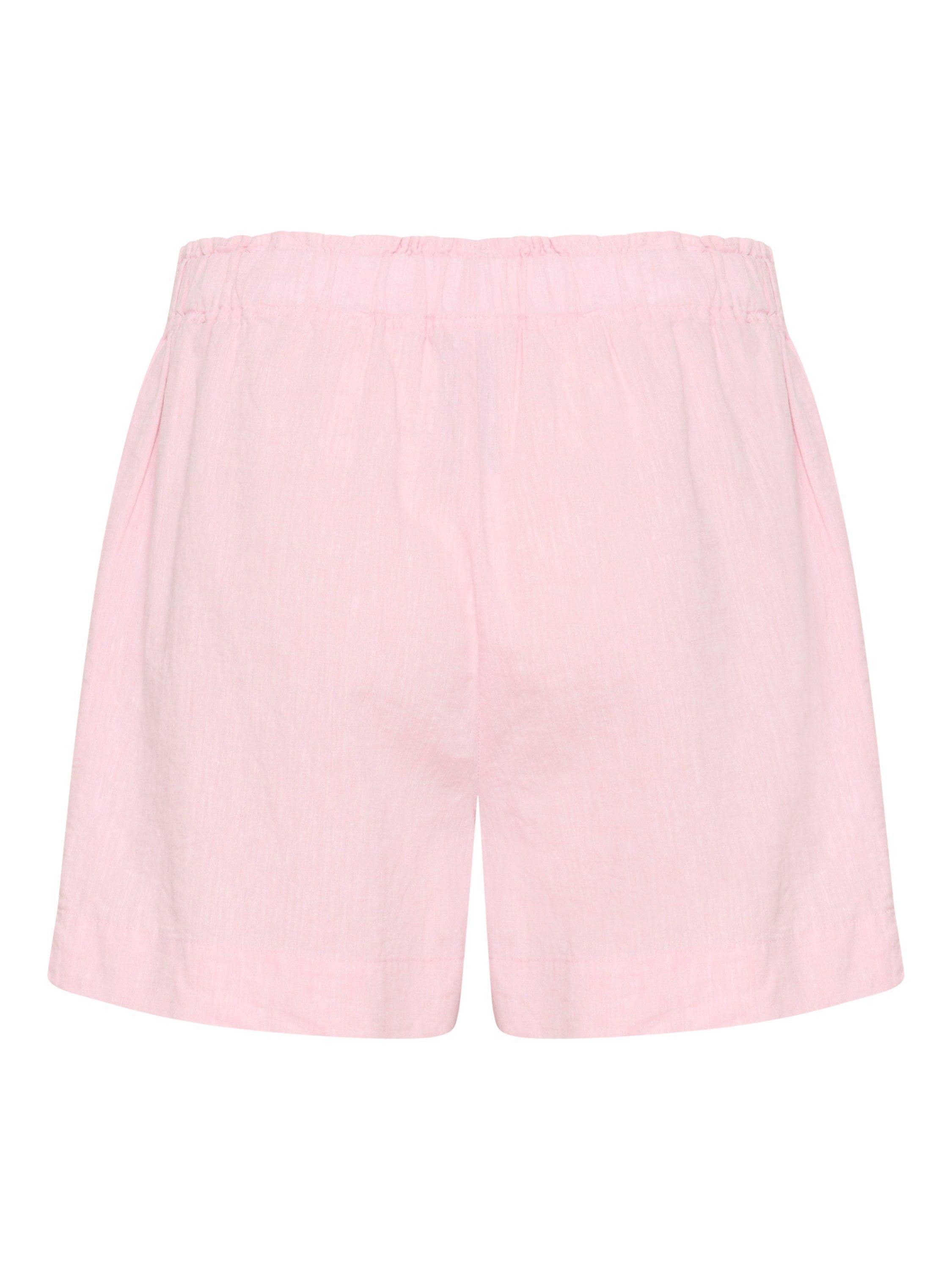Product image 6 of 6, which shows Part Two Rigge Linen Rich Shorts, Pink Nectar, 10