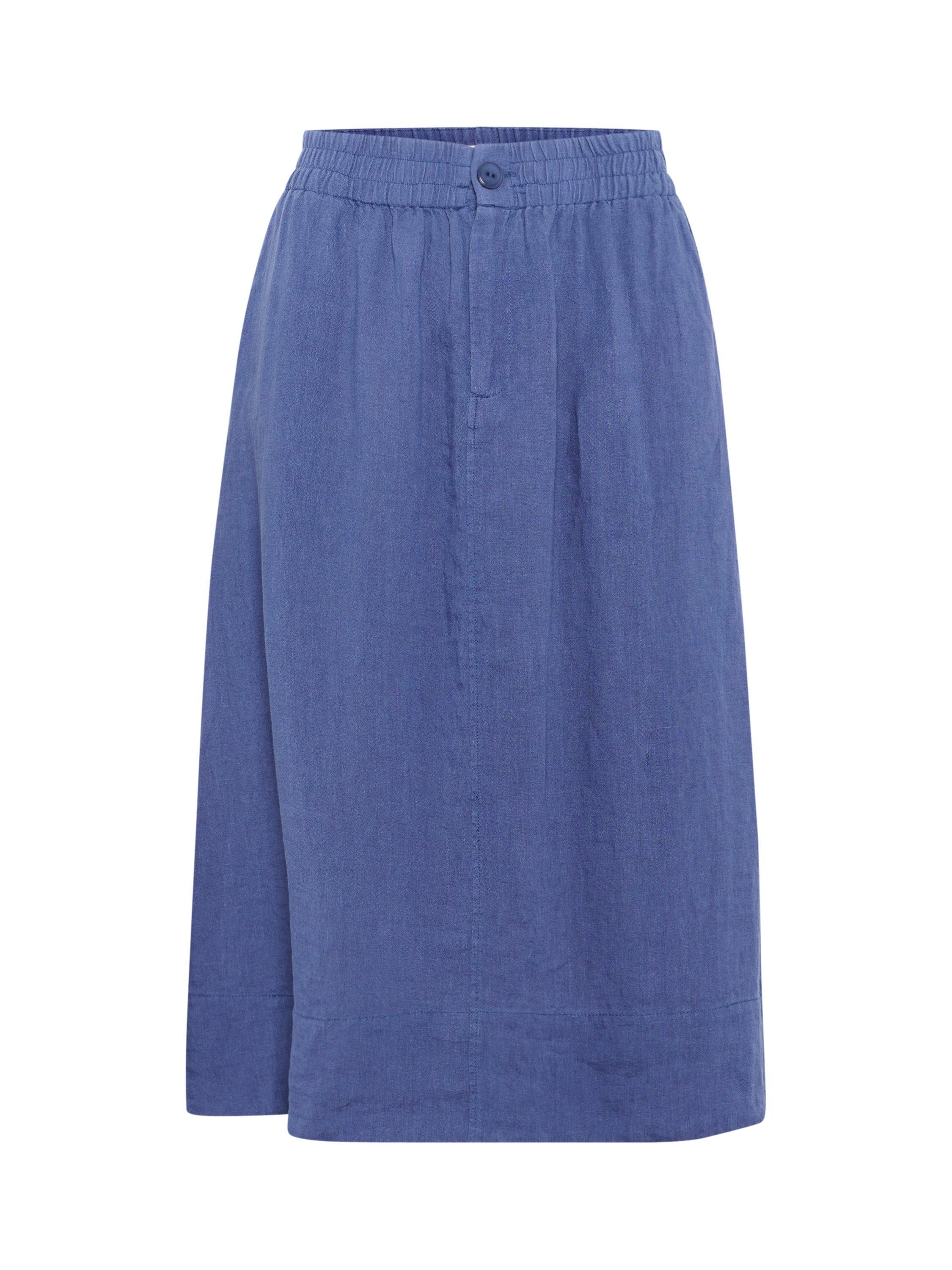 Product image 5 of 6, which shows Part Two Rehana Pure Linen Skirt, Oceana, 8