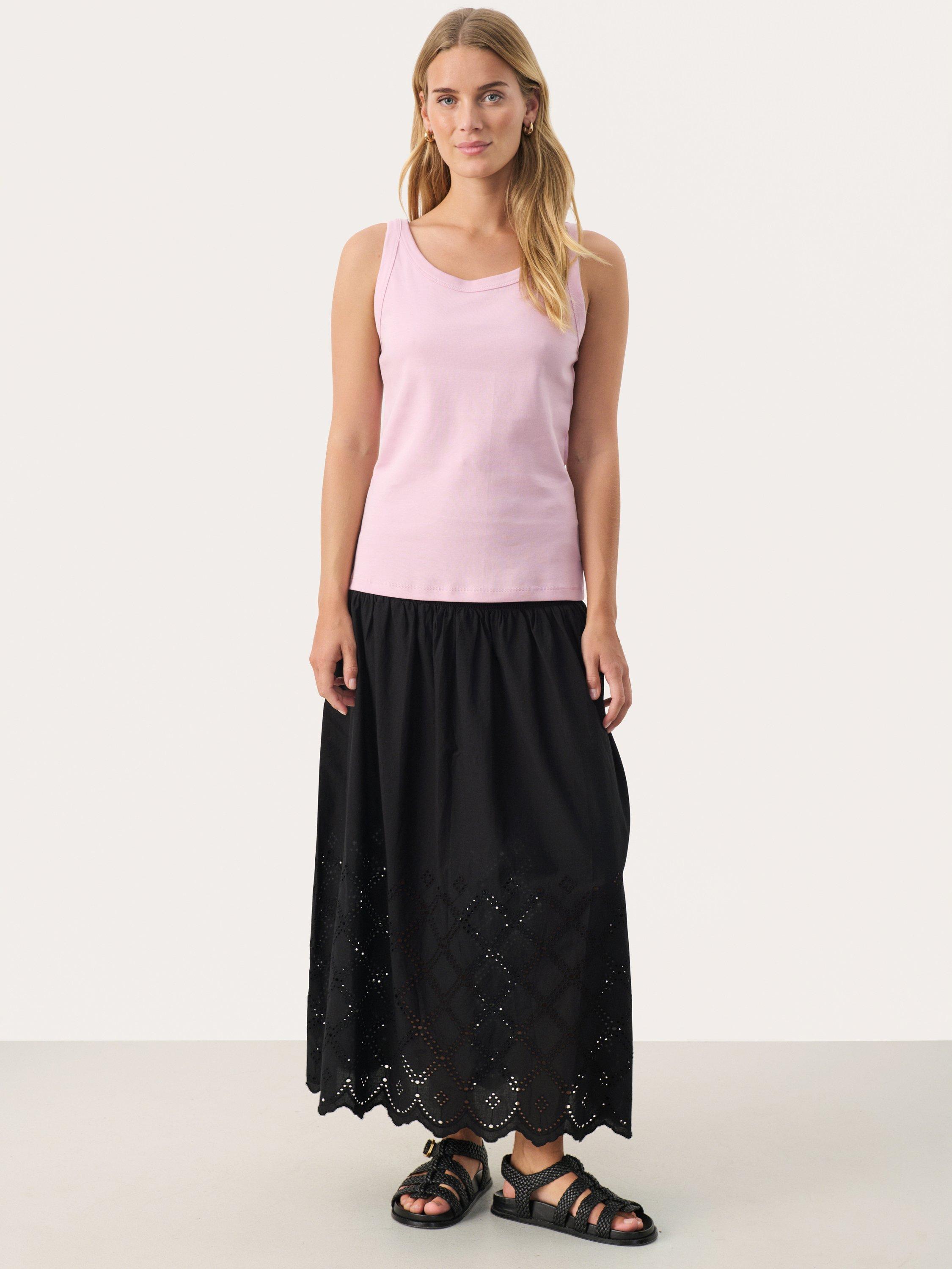 Product image 3 of 6, which shows Part Two Arvida Slim Fit Vest Top, Pink Nectar, XS