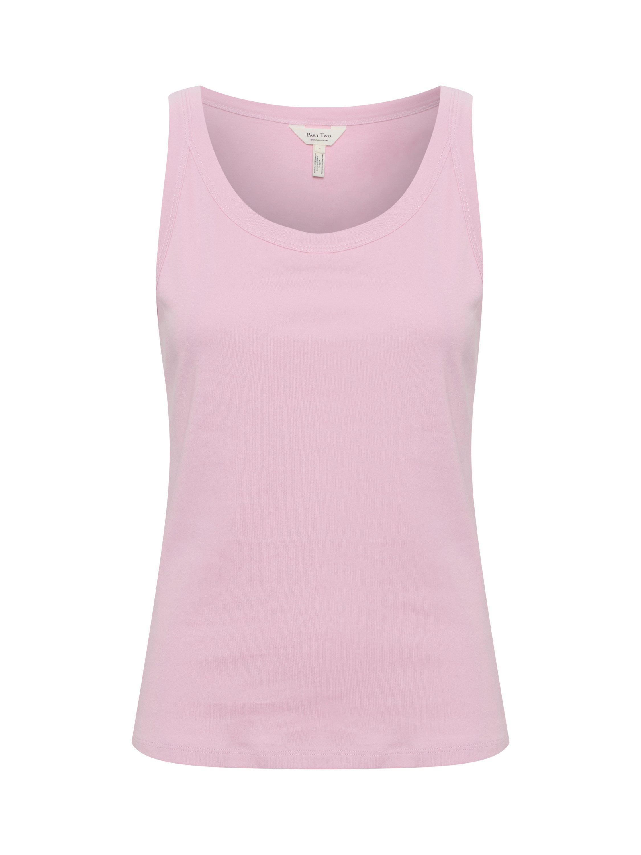 Product image 5 of 6, which shows Part Two Arvida Slim Fit Vest Top, Pink Nectar, XS