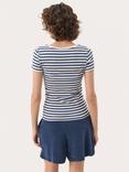 Part Two Rochelle Stripe T-Shirt, Blue/White