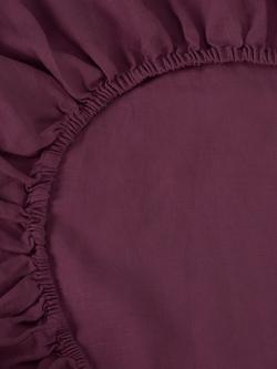 Piglet in Bed Linen Blend Fitted Sheet - view 2, Berry