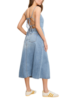 Good American Lite Denim Midi Dress, Indigo794 - view 2, Indigo794