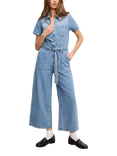 Good American Fit For Success Lite Denim Jumpsuit, Indigo786