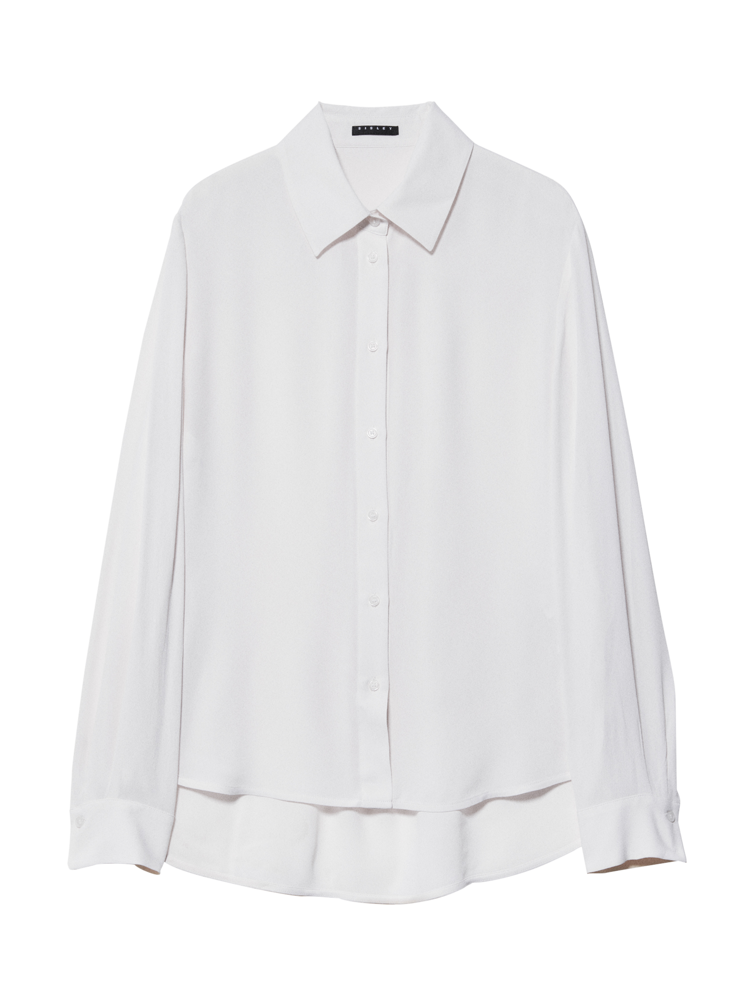 Product image 1 of 1, which shows SISLEY Oversized Fit Shirt, Cream, XS