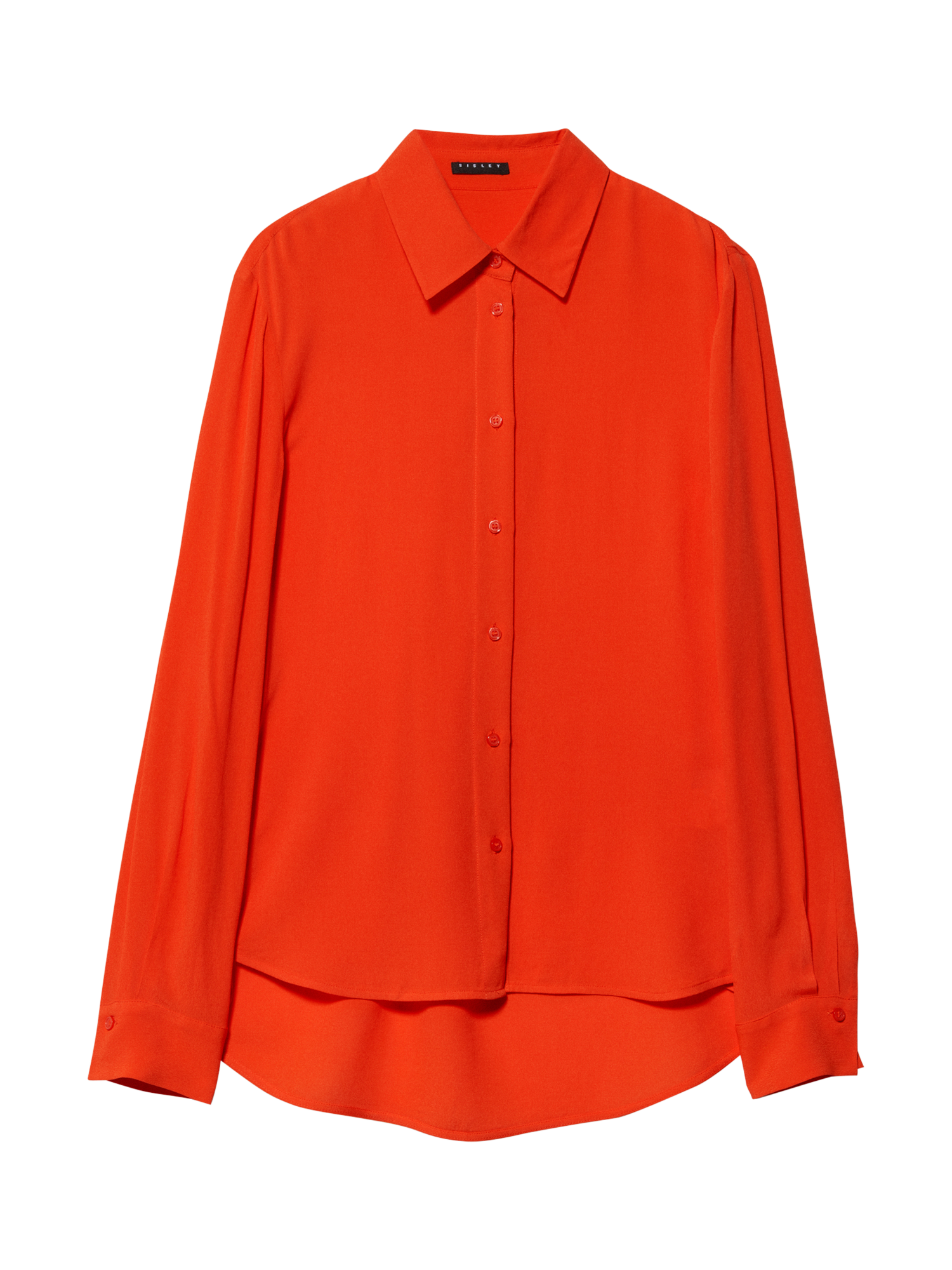 Product image 5 of 5, which shows SISLEY Oversized Fit Shirt, Red, XS