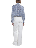 SISLEY Satin Abstract Shirt, Multi