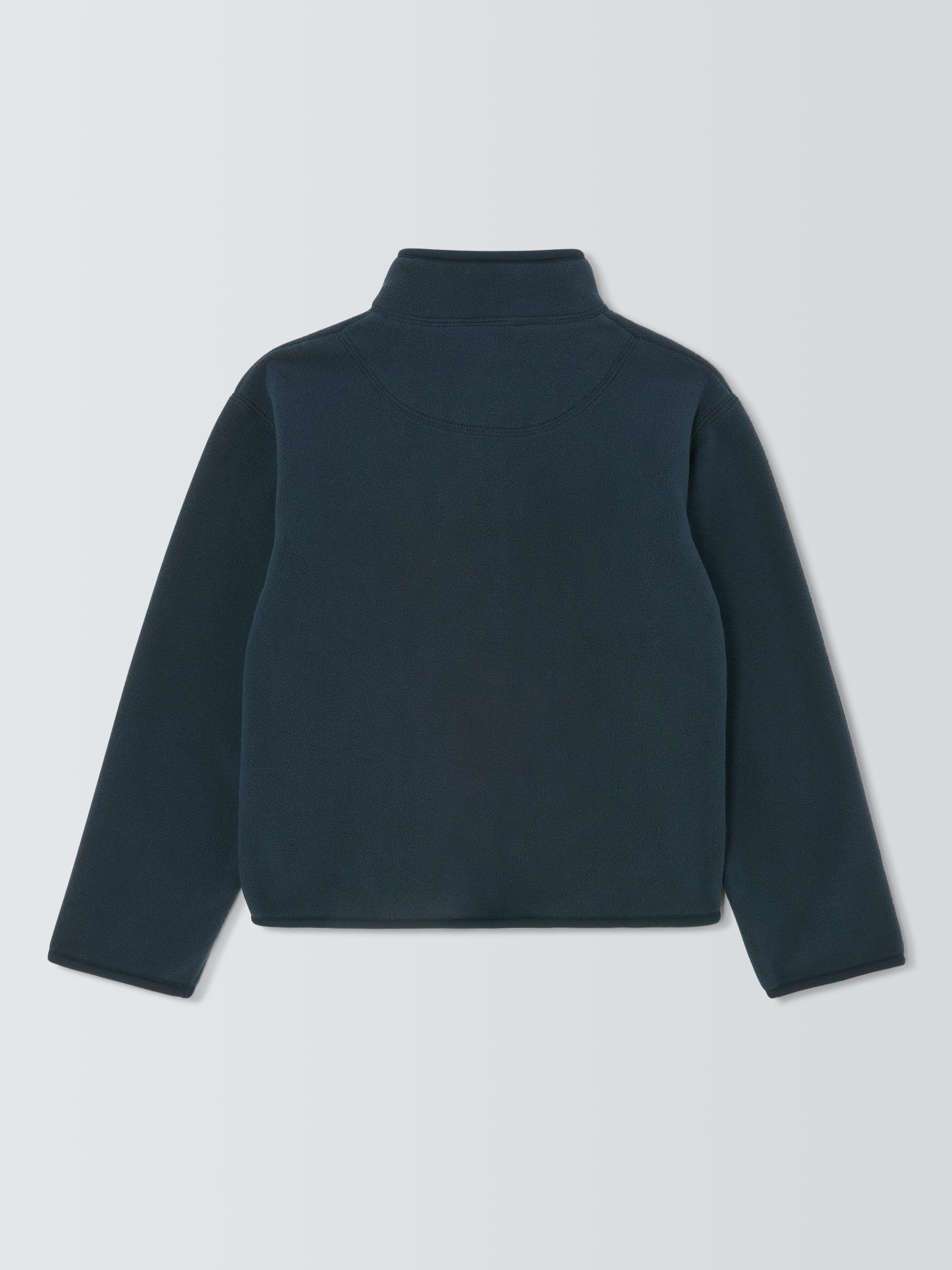 Product image 3 of 7, which shows John Lewis Kids' Zip Up Fleece, Blue, 3 years