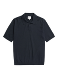 Norse Projects Regular Fit Cotton Linen Blend Polo Shirt, Dark Navy