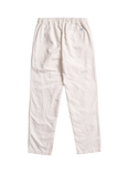 Norse Projects Ezra Relaxed Fit Cotton Linen Trousers, Kit White