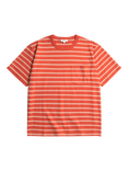 Norse Projects Holger Sailor Stripe T-Shirt, Blood Orange