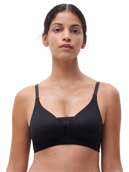 Chantelle Easy Bliss Soft Feel Non Wired T-Shirt Bra, Black