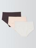 John Lewis No VPL Short Knickers, Pack of 3, Nudes