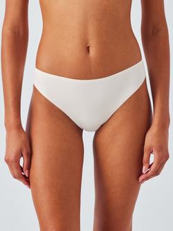John Lewis No VPL Thong, Pack of 3, Neutral Mix - view 2, Neutral Mix