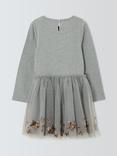 John Lewis Kids' Sequin Star Tulle Party Dress, Green
