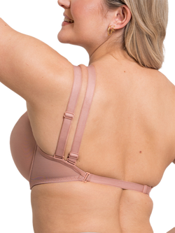 Curvy Kate Superhero Multiway Underwired Plunge Bra, Latte - view 2, Latte