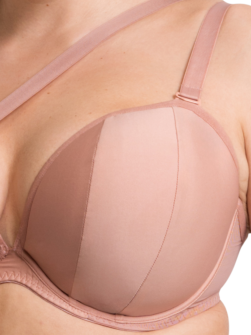 Product image 6 of 11, which shows Curvy Kate Superhero Multiway Underwired Plunge Bra, Latte, 32D
