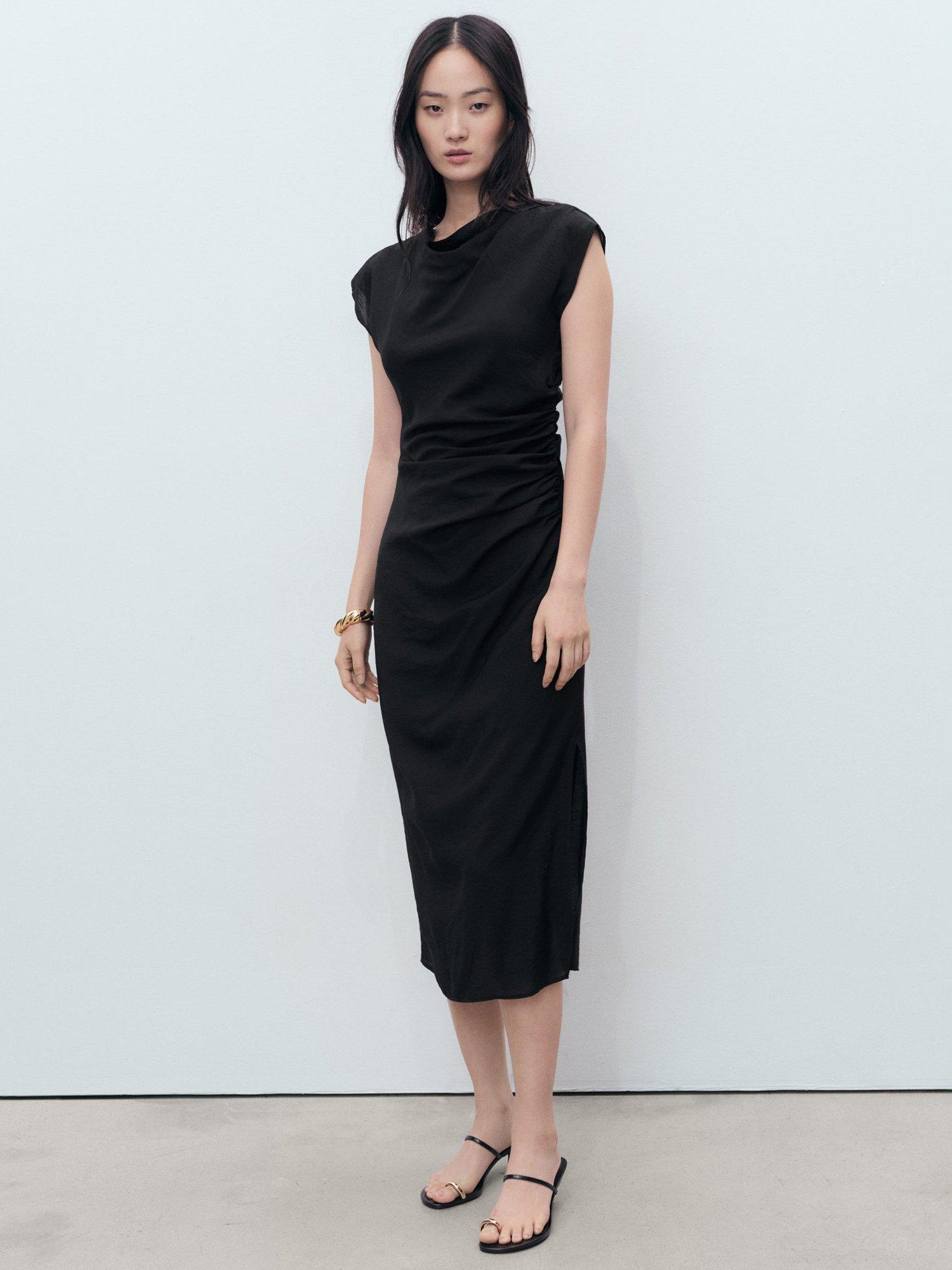 Product image 1 of 11, which shows Mango Kelly Dress, Black, 10