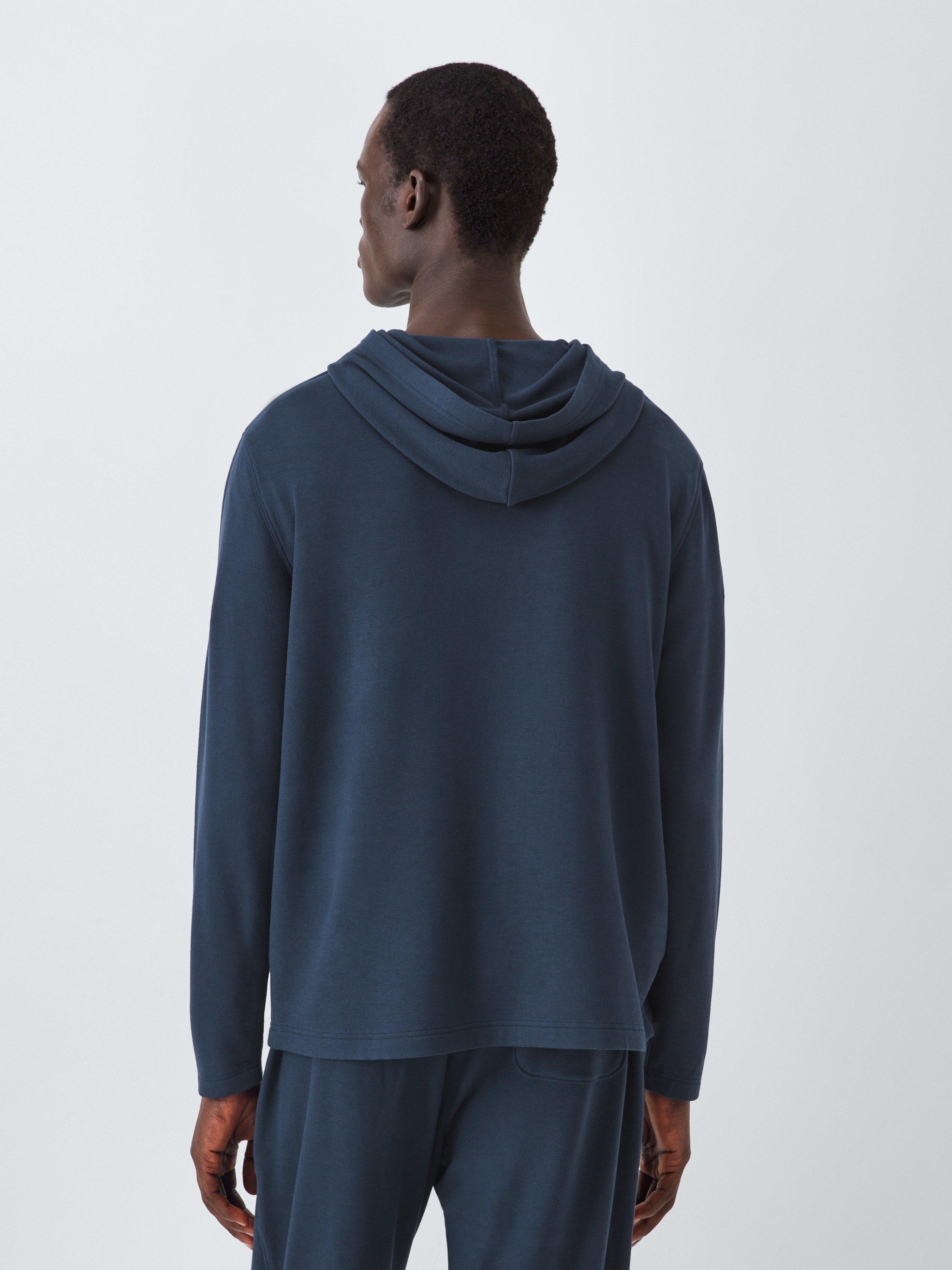 Product image 2 of 5, which shows John Lewis Cosy Hoodie, Navy, S