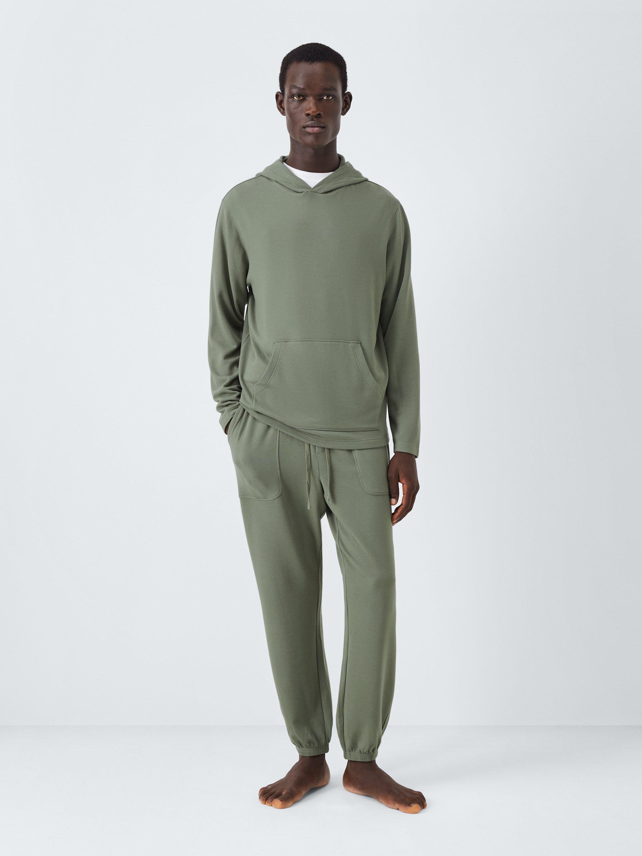 Product image 3 of 5, which shows John Lewis Cosy Hoodie, Mid Green, S